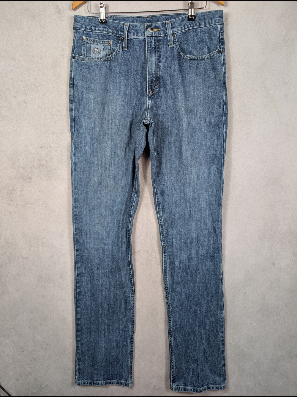 Cinch Silver Label Jeans Mens Size 33x38 Medium Wash Straight Leg